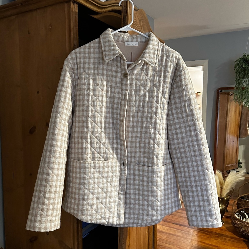 Neuflora Henrietta Quilted Jacket - Gingham XS